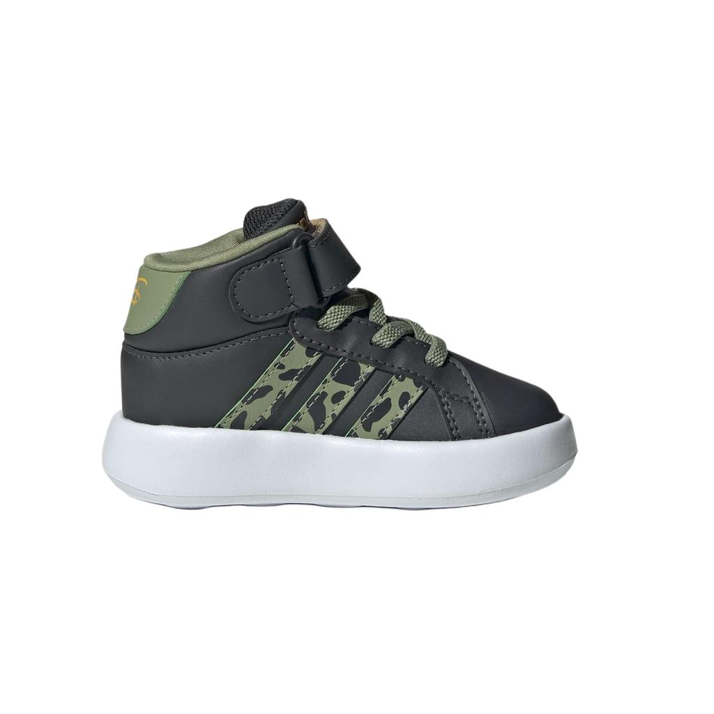 Adidas Disney X Grand Court Mid I Lion King Baby Sneakers Black Carbon Tent-Green IF4096