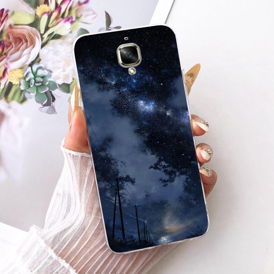 For Oneplus 3 Case A3000 Luxury Butterfly Tree Painted Cover 5.5'' Soft Silicone Phone Case For One plus 3 1+3 Oneplus3 4G Shell