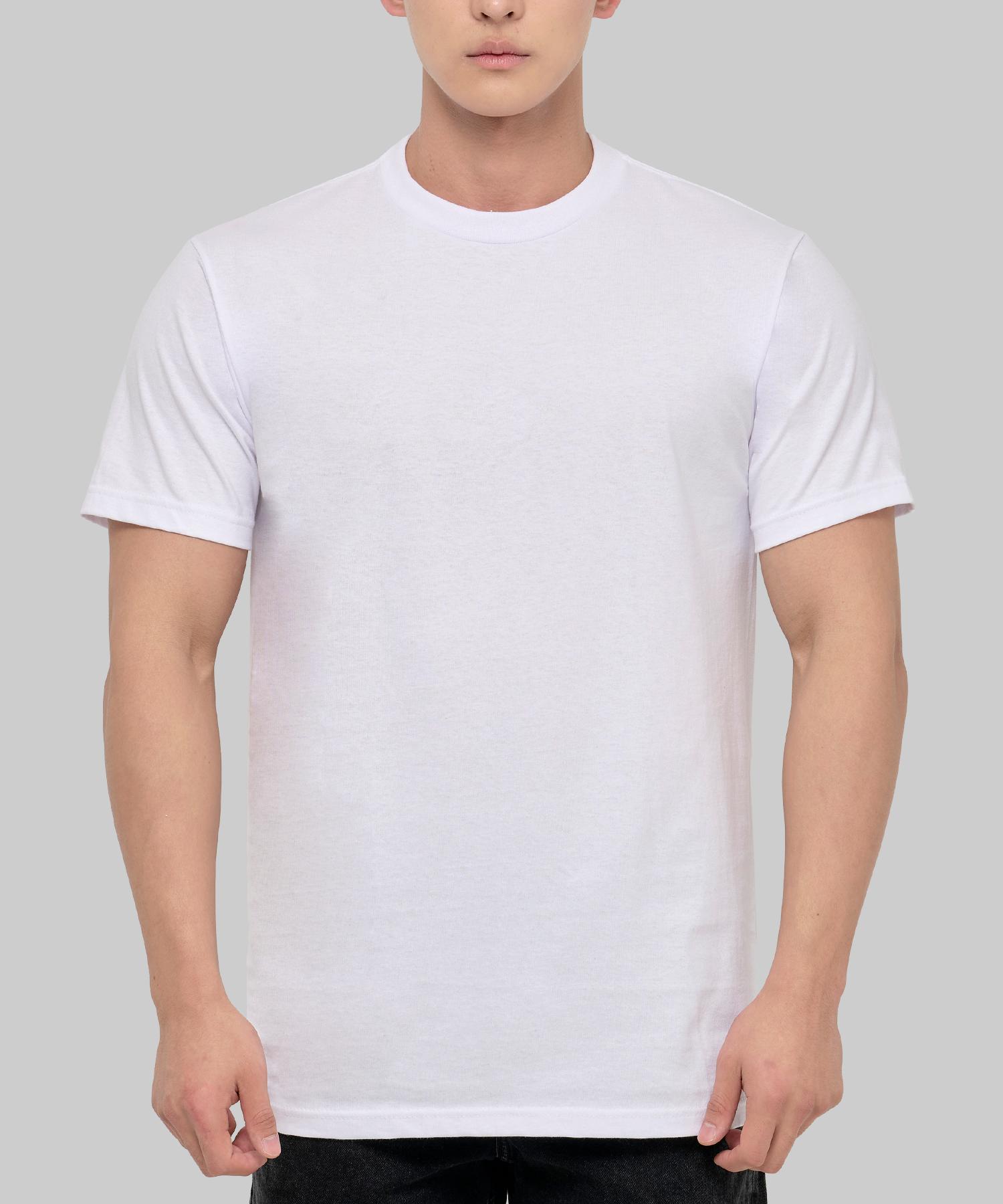 Shakawear 6.0Oz Active Plain Basic Short Sleeve T-Shirt_White 2Xl