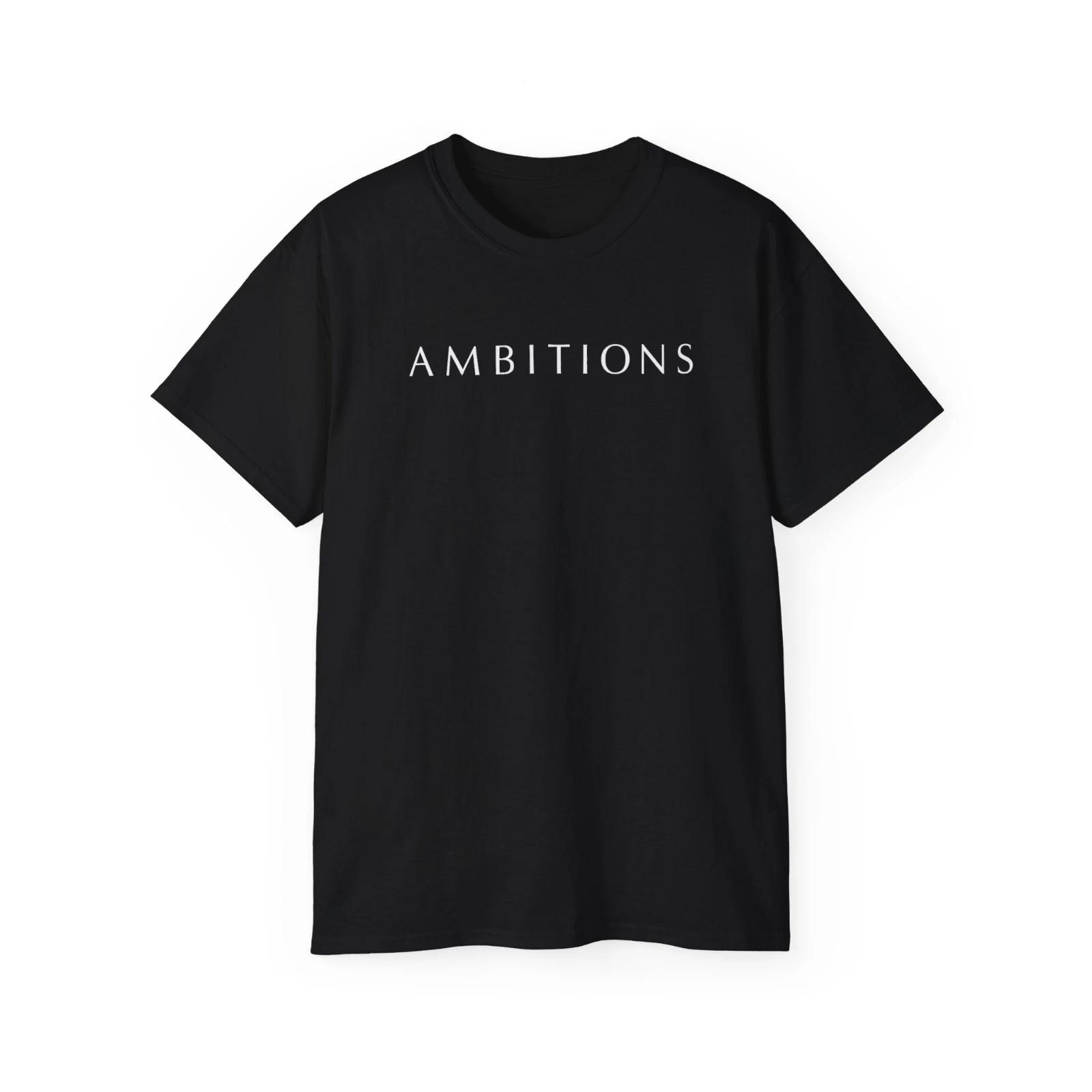 Motivational Ambitions T shirt Custom Made Screen Printed XL Apparel Heavy S