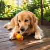 Dog Chew Toys for Medium Large Dogs 2Pcs Squeaky Hammer with Tennis Ball Inside, Interactive Fetch Toys, Unique Shaped Toy Rubber Indoor Outdoor Play