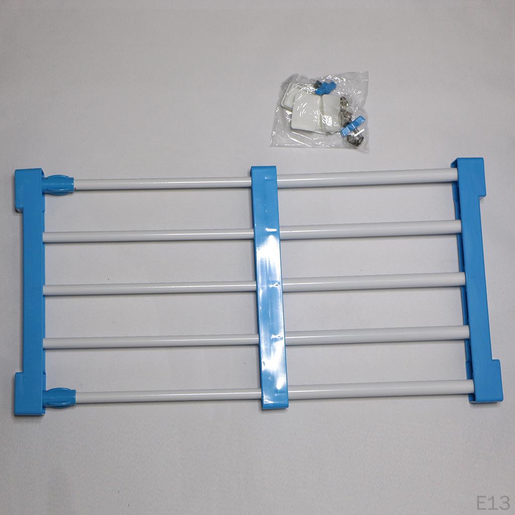 Adjustable layered separator wardrobe kitchen bathroom storage rack clothing racks toy