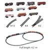 Kids  Childrens Electric Smoke Simulation Classical Steam Train Track Toy Trains Scale Ratio Model Truck for Boys  Girls Railway Railroad