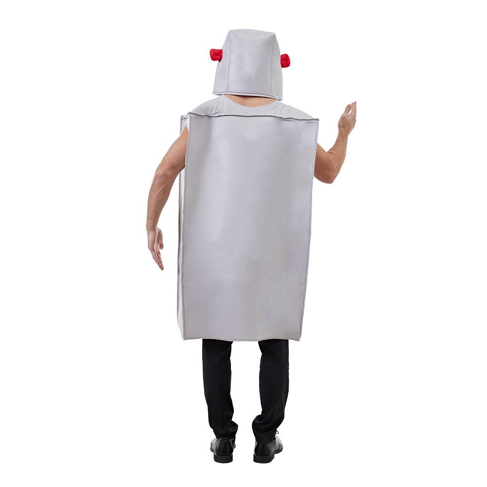 Erwachsene Männer Roboter Kostüm Halloween Damen Lustige Schwamm Roboter Cosplay im Angebot