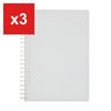 Notebook Soft Ring Clear Dot-Grid Ruled B6 80-Sheet Clear -SV548WT-T