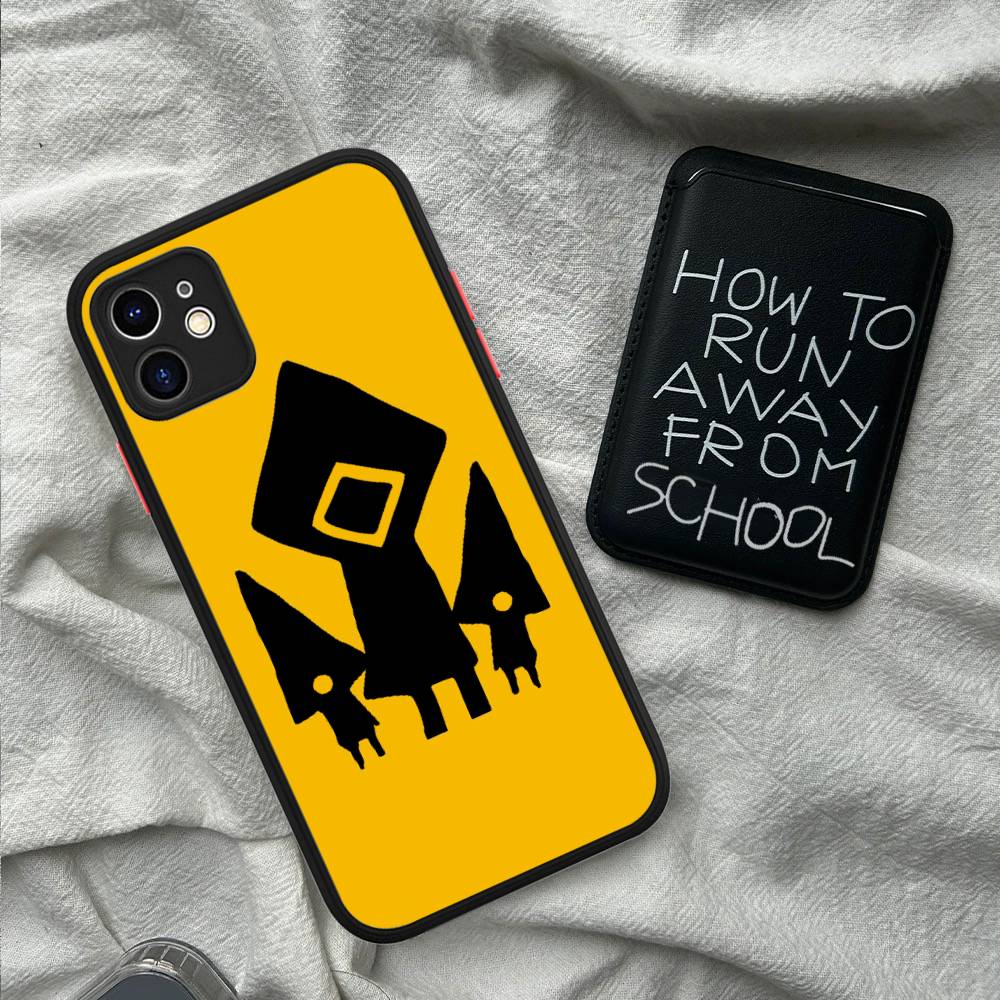 

Popular Horror Game L-Little N-Nightmares Silicone Matte Phone Case For Iphone 13 14 15 16 Pro Max 11 12 X Xs Max Soft Cover iphone X