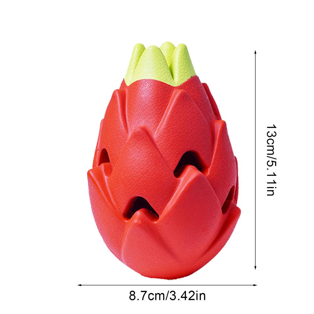 Dog Treat Ball Dispenser Rubber Interactive Dog Treat Puzzle For Training Home Relaxation Energy Consuming Exercise Indoor