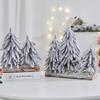 Mini Potted Christmas Tree with Snow - Perfect for Desktops, Hotels, Malls, and Window Displays
