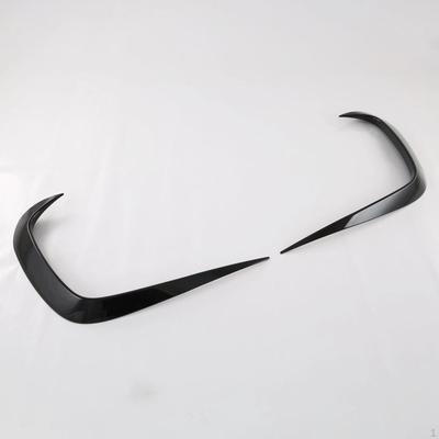 2Pieces Car Front Bumper Trim Left Right External Decoration Replacement
