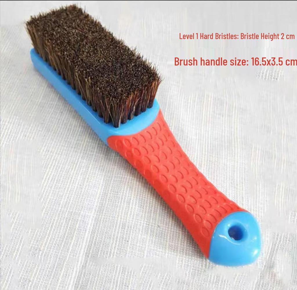 Wenwan Nano & Bristle Brush with Dual-Color Silicone Handle