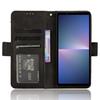 For Sony Xperia 5 V Case Multiple Card Slots Leather Wallet Stand Phone Cover