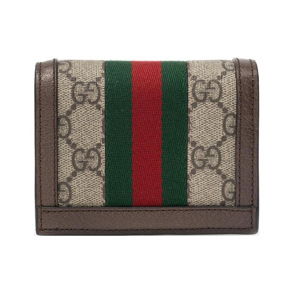Gucci Ophidia Logo Stripe Web Chain Leather Crossbody Bag Women crossbody bag 625711-96IWG-8745