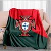Decke mit Wappen der Portugiesischen Fußballföderation Geeignet für Sofas, Betten, Büros und Camping - Perfektes Geschenk für Halloween Weihnachten