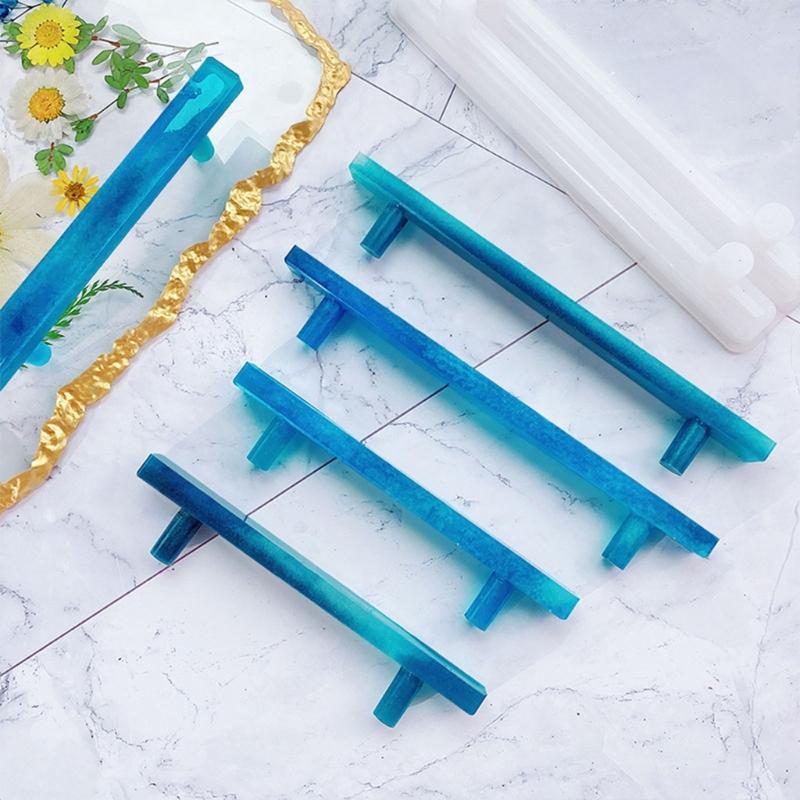 Silicone Mold for Fruit Bowl Handle Fruit Serving Tray Handles Resin Mold Rectangle Resin Mold for Making Jewelry Plate
