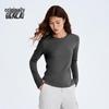Benlai Women's Slim Fit Crew Neck Long Sleeve T-Shirt