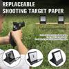 Schießscheiben Enthält 10 Stück Austauschbare Papier Tragbare Zielscheiben für Waffen Gewehrfalle Zielscheibe für Airsoft Luftdruckgewehr Luftgewehr BB-Gun