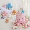 Plush Cartoon Octopus Doll Pillow - Children's Comfort Toy & Gift