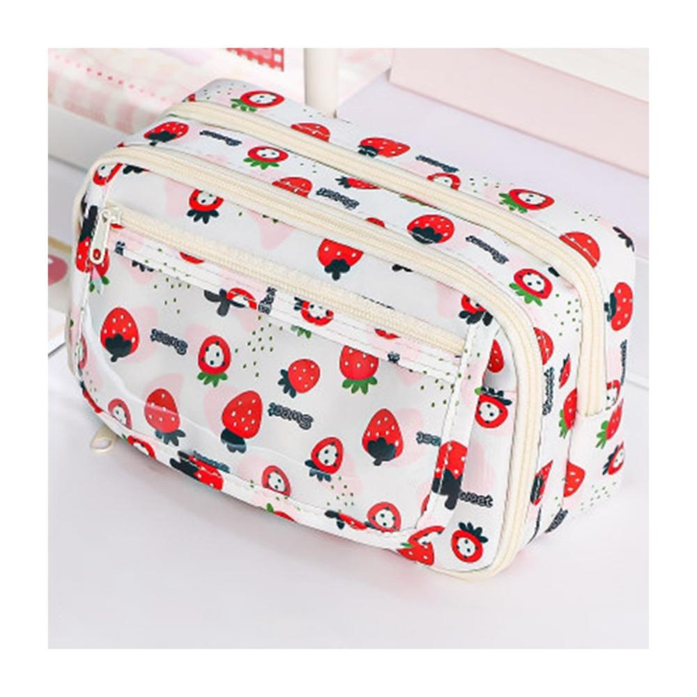 Multi Layer Pen Bag Capybara Stationery Organizer New Stationery Storage Bag School Office