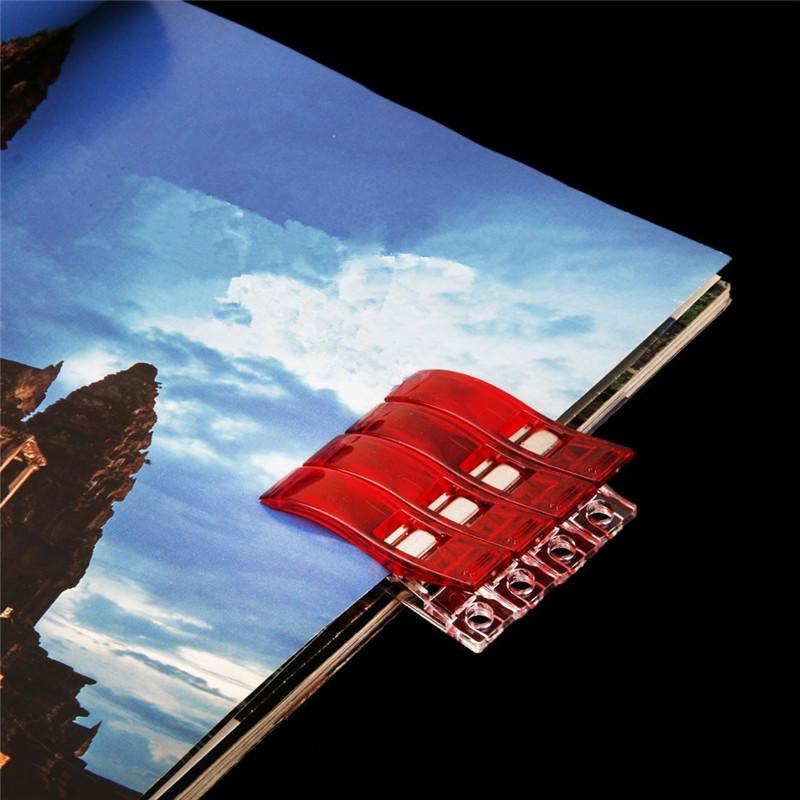 10pcs Colorful Sewing Craft Quilt Binding Plastic Clip Fabric Clamps for Patchwork Sewing Hemming DIY Crafts Tools