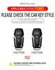 Key Cover Shell for 2015-2018 Ford Taurus, Mustang, Raptor, F150, Explorer