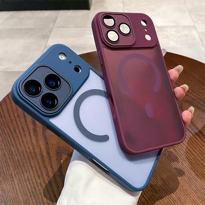 Mit Kameraschutz Transluzente Hülle Für iPhone 16 15 14 13 12 Pro Max Plus Neues iPhone 17 Pro Max Air Mattes Case Kompatibel