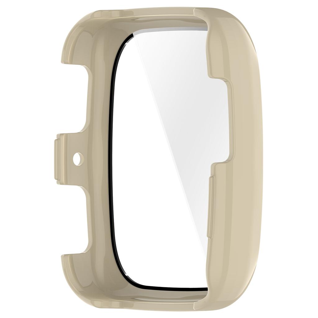 Uhrgehäuse mit gehärtetem Glasfilm für Active 2 Quadratischer Schutzabdeckung Smartwatch-Bildschirmschutzfolie Uhrschale