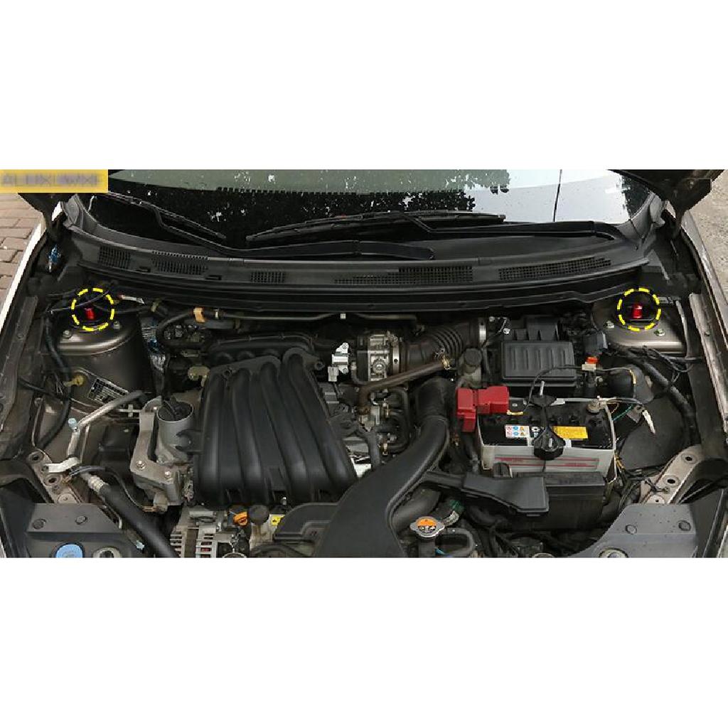 Car Shock Absorber Screws Cap Cover Trim For Nissan Sylphy Qashqai J11 X-Trail Rogue T32 Altima Teana J32 Tiida Kicks Juke