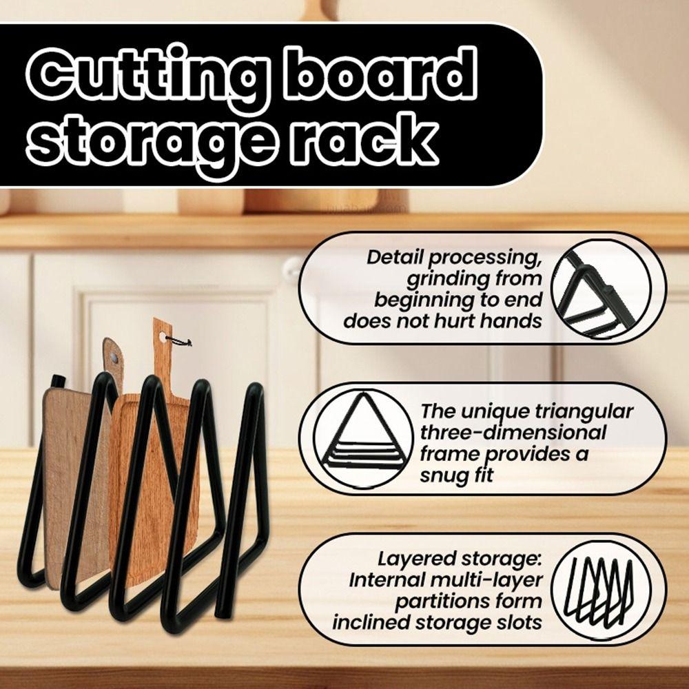 Anti-rust Cooking Pallet Triangle Rack Wear-resistant Triangle Frying Pan Rack  Dorm