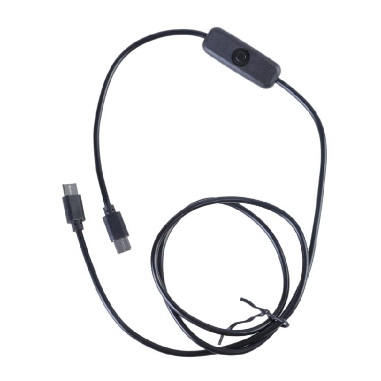 

Type C to Type C Charging Cable with Switching Button for Smartphones Tablets and Electronics 100CM 1