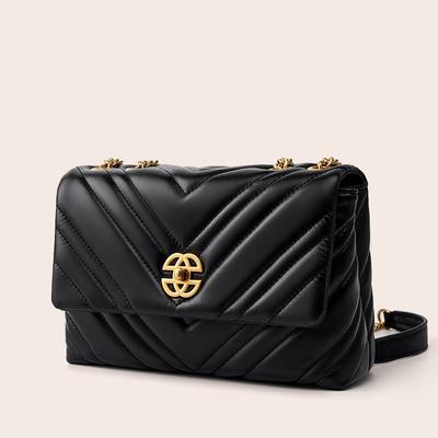 Streng ausgewählte Unterarmtasche, Neue Diamantketten-Tasche, Damenhandtasche aus echtem Leder, Schulter-Umhängetasche, High-End-Feeling