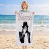 Custom Michael Jackson Stylish Printed Beach Towel,a Quick-drying, Absorbent Mat Suitable for the Beach, Pool, Gym, and Travel Fans Gift