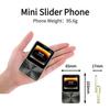 90° Rotating Side Slider Mini Phone, 2.4 “2g GSM DualSim MP3 MP4 Camera Dual Flashlight Wireless FM