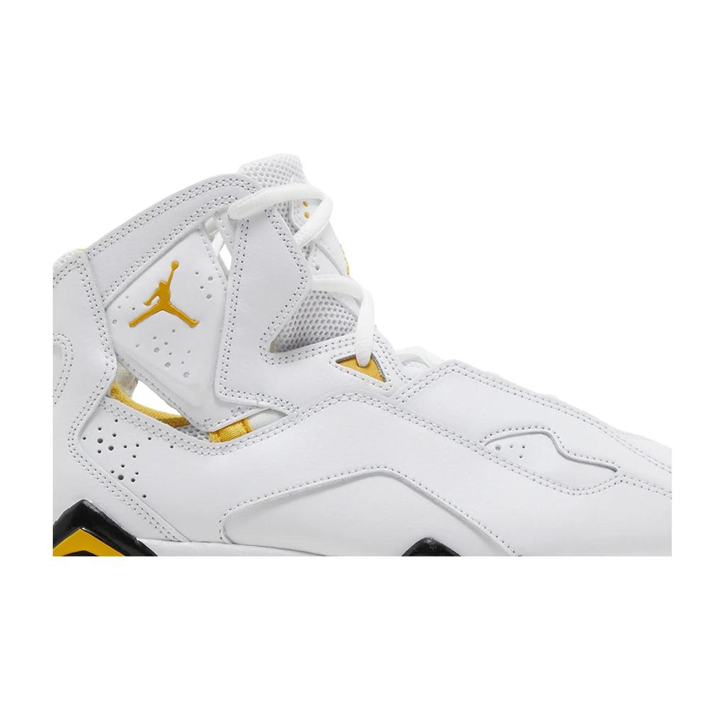 Air Jordan True Flight 'White Yellow Ochre' (Unisex) White / Black / Yellow Ochre Vintage Basketball Shoes 342964 107