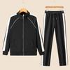 Women's 2024 Autumn Casual Sportswear Set: Long Sleeve Top & Elastic Cuff Straight-Leg Pants.