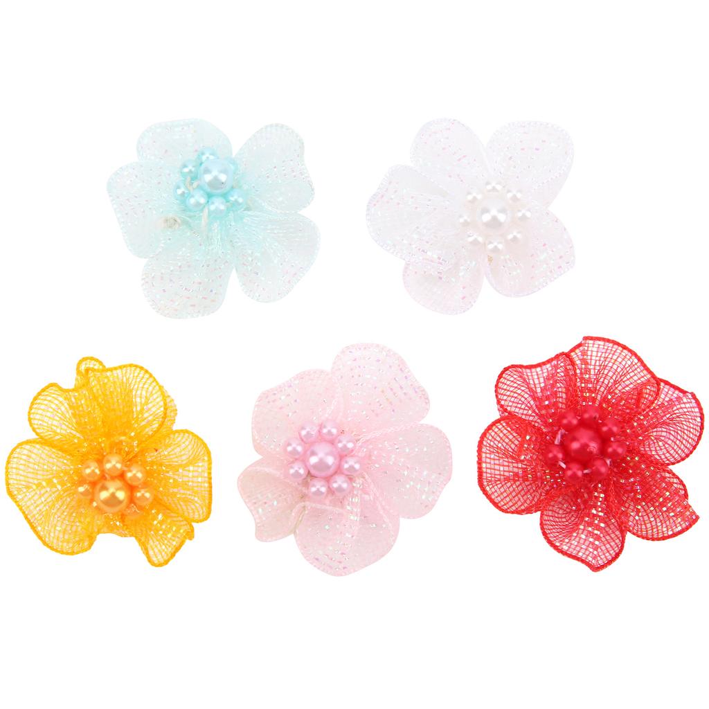 50Pcs DIY Flower Decoration Colorful Artificial HandMade Accessories for Home Wedding Party Car