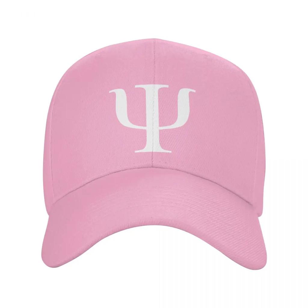 Punk Psi Psychologie Logo Baseballová Čepice pro Ženy Unisex Prodyšná Psycholog Učitel Dárek Táta Klobouk Venkovní Snapback Čepice