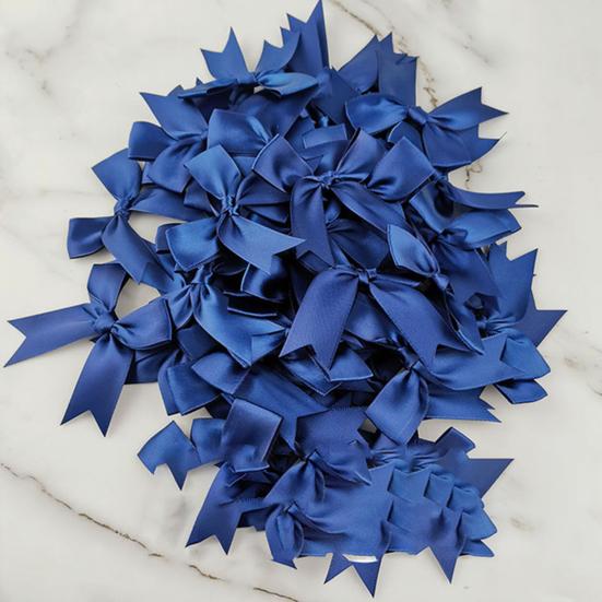 50 Adet Saten Kurdele Fiyonklar 3.3" El Sanatları Fiyonkları Hediye Paketleme Düğün Dekoru Dikiş Scrapbooking DIY El Sanatları Saç Aksesuarları