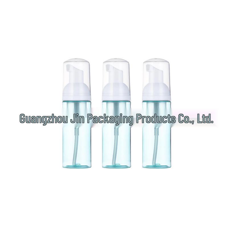 60ml Translucent Green Press Foaming Mousse Bottle for Facial Cleanser