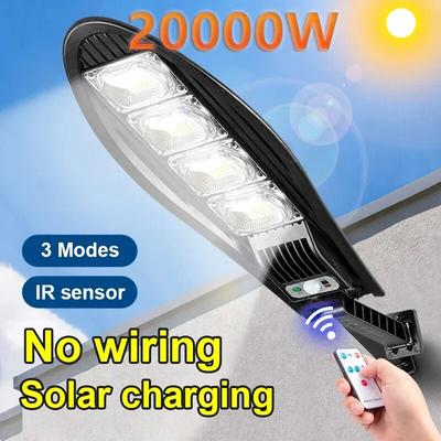 LED Solar Lights 3 Modes Outdoor Garden Street Light With Motion Sensor Waterproof Wall Light for Garage
