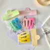 3pc Fashion Cute Bright Color BB Hairpin Hair Side Clips for Girls Women Kids Childs Ladies Gift Party Hair Accessories