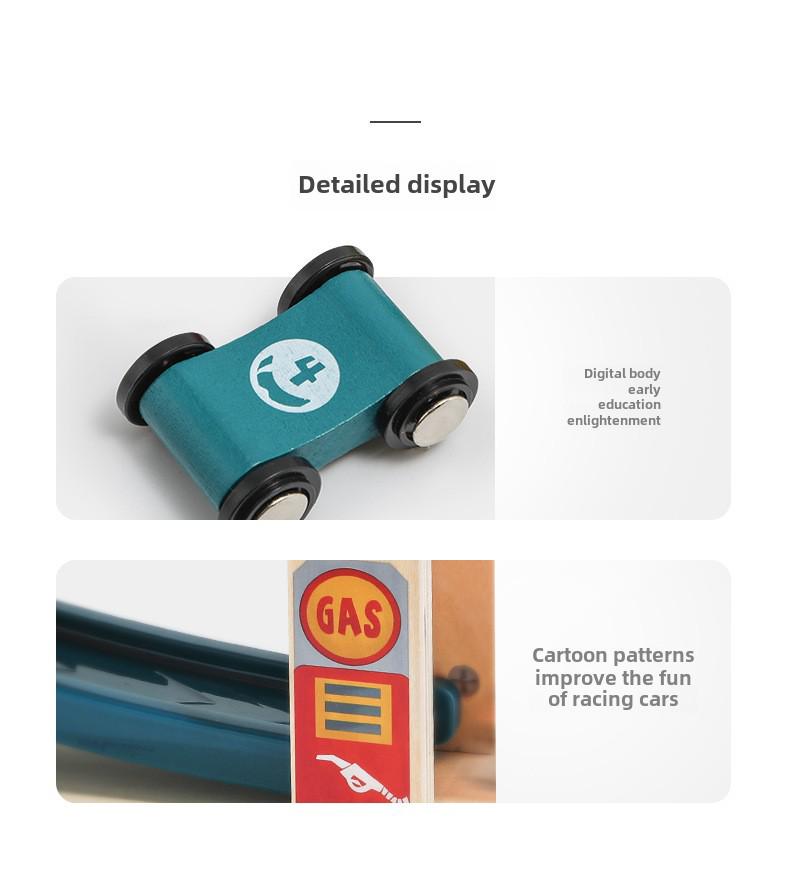 Tebaoer Gliding Track Car Slide Toy for Kids