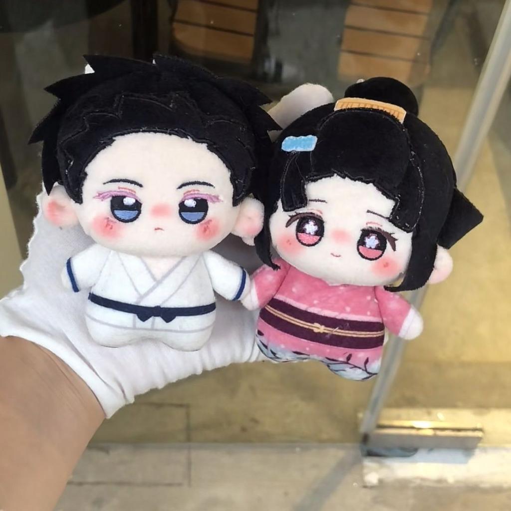 10Cm Demon Slayer Akaza Koyuki Original 10Cm Cotton Plush Doll Cute Stuffed Figure Pendant Keychain Cosplay Gift