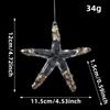 Transparent Christmas Tree Pendant Hanging Loop Snowflake Ornament  Holiday Party Decor