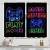 2pcs PS5 Gamepad Curtains Kids Color Gaming Controller Curtains for Game Room Bedroom Decor.