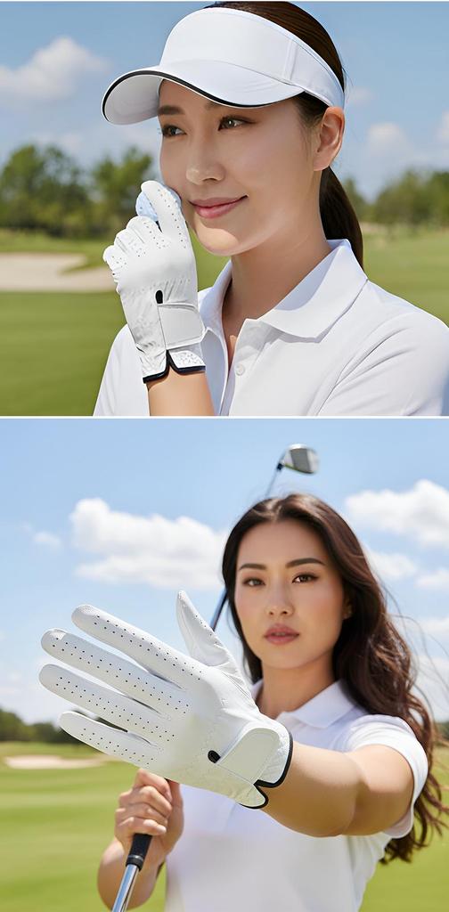 GF-1 Sheepskin Golf Gloves for Men & Women - Wear-resistant, Breathable, Custom Logo