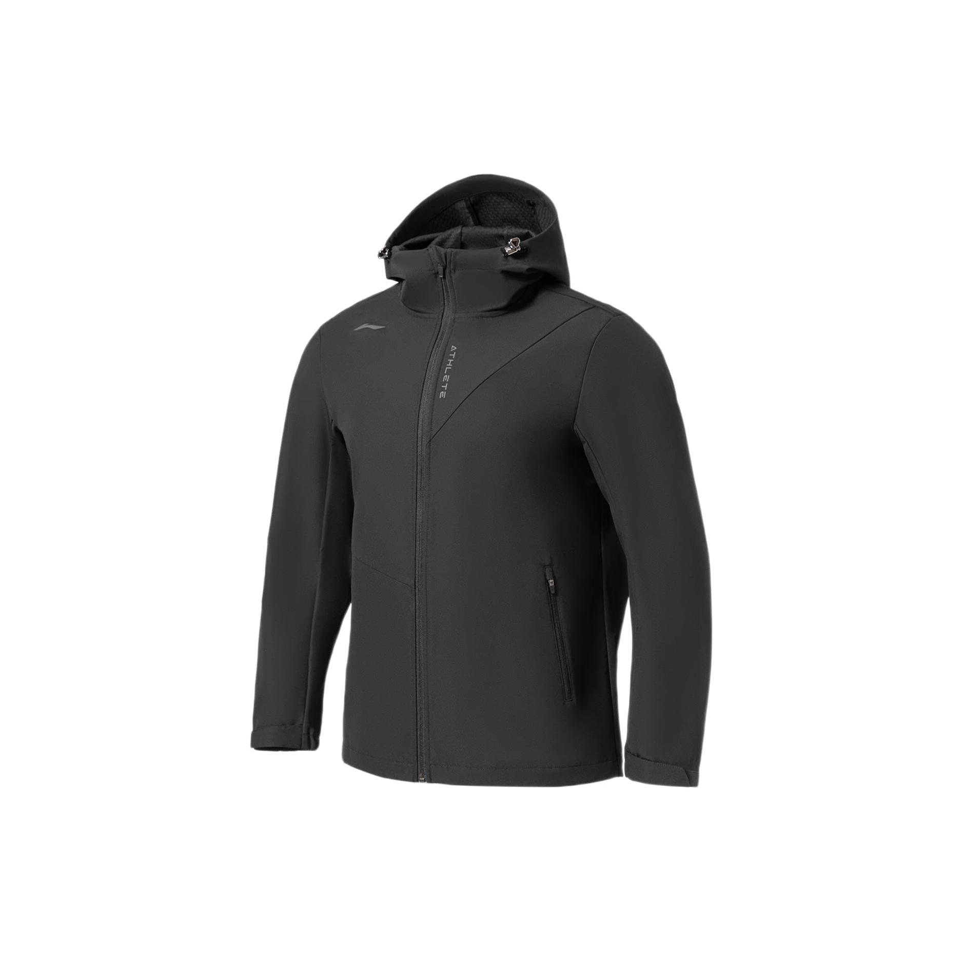 Li-Ning Sports Hooded Windbreaker Black Men s AFDS005-1 M