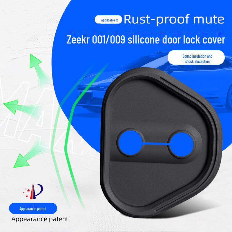 

Zeekr 001/009 Silicone Door Lock Noise Reduction Pads – Interior Car Accessory