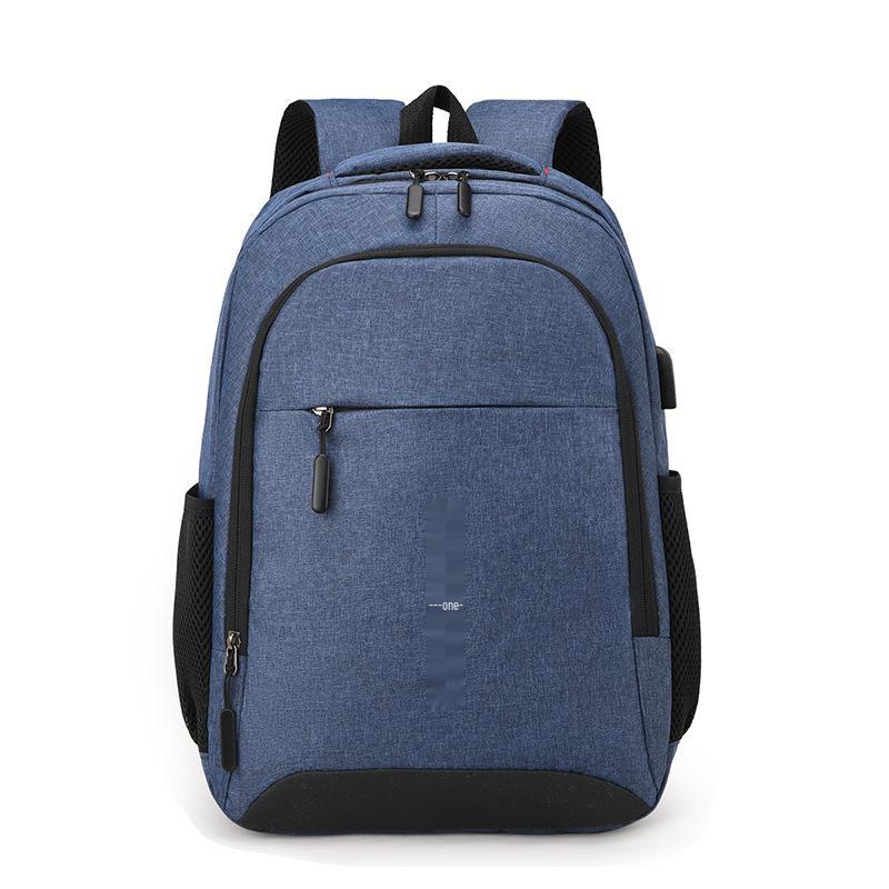 

16 Large Capacity Commuter Laptop Backpack with Reflective Strips and Oxford Cloth for Students 28*13*43cm синий