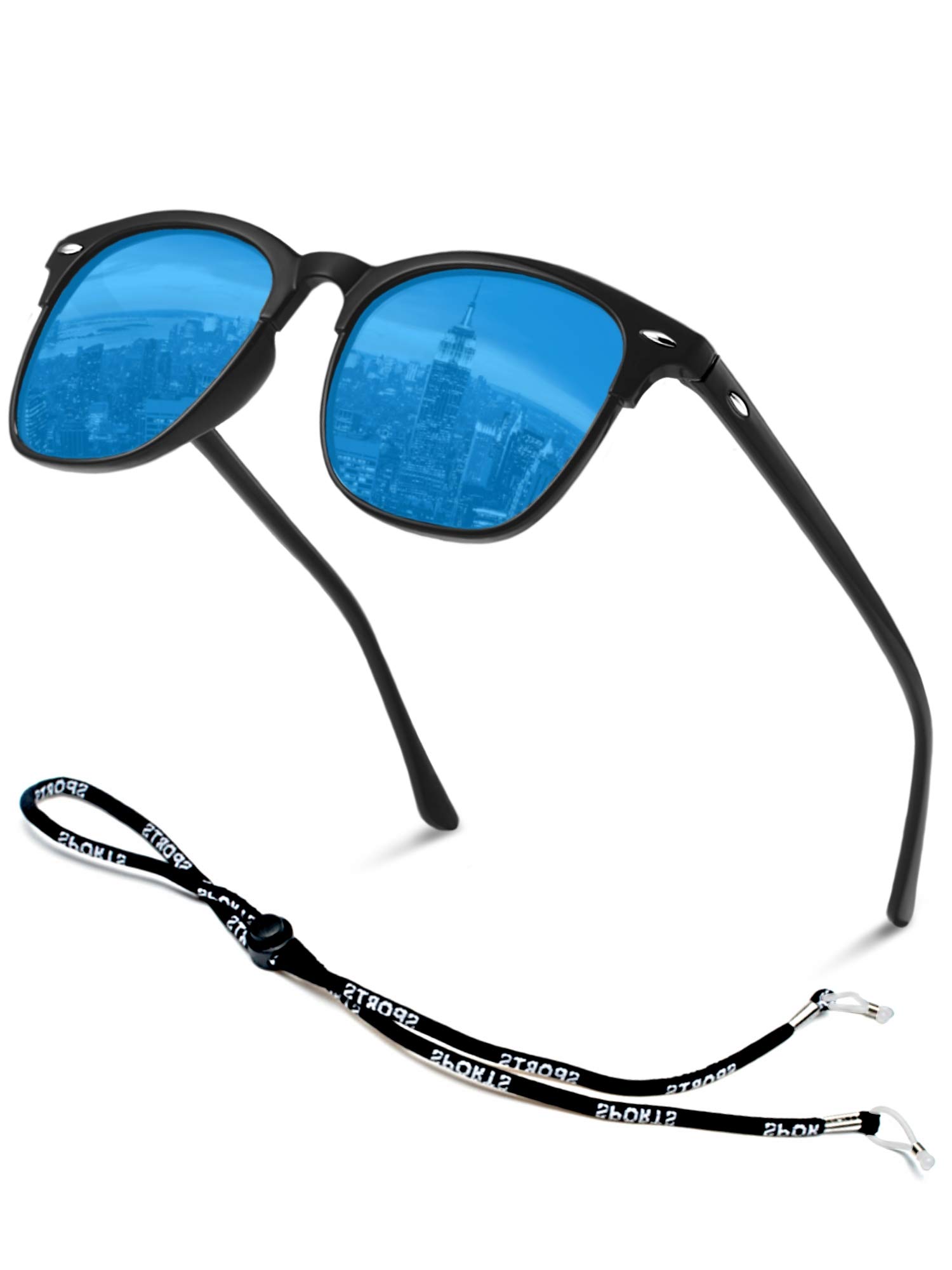 

[M2Ma] [Профессионально Проверено] Мужские Поляризационные Солнцезащитные Очки, Сверхлегкие 16г, Поляризационные Линзы TAC, Защита UV400, для Бега, Спорта,