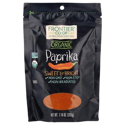 Frontier Natural Products Paprika, Sweet and Fresh Flavor, 203g (7.16 Oz)